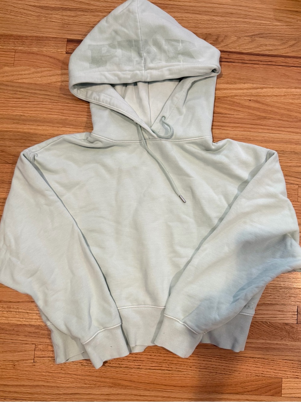 PINK Victoria's Secret Sage Green Pullover Hoodie